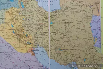 Карта Ирана