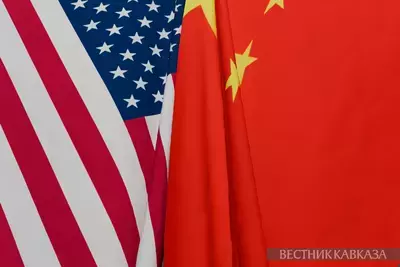 Флаги США и Китая