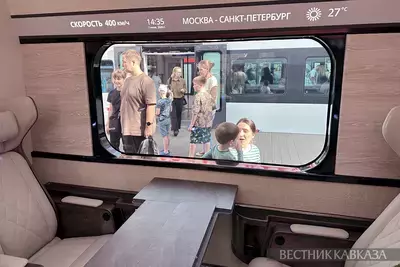 Вагон поезда Москва-Санкт Петербург