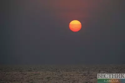 Закат на море