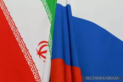 Флаги России и Ирана