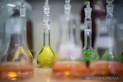 Пробирка с веществом