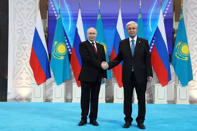 Владимир Путин и Касым-Жомарт Токаев